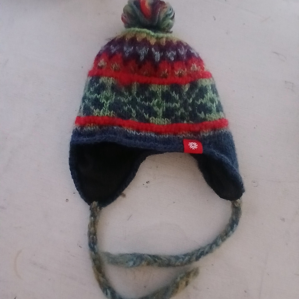 Icewear Kids Wool Beanie Knit Hat Cap Lined Mulit Color Iceland Unisex 2-6 Yrs